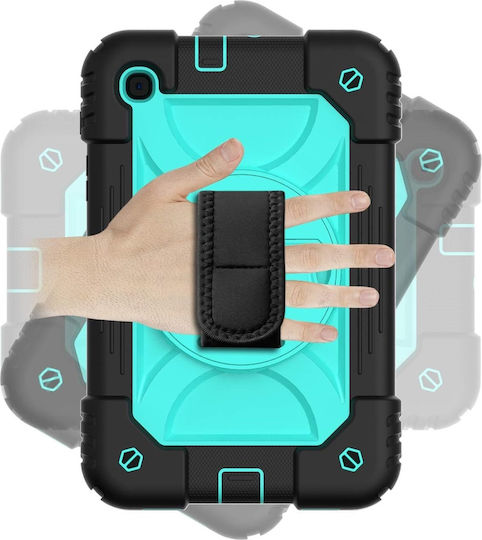 Case Ipad Pro 11/air 5/4 Stand Shoulder Strap Turquoise