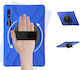 Samsung Galaxy Tab S8 Stand Schultergurt Blau