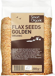 Organic Golden Flax Seeds 200g Smart Organic