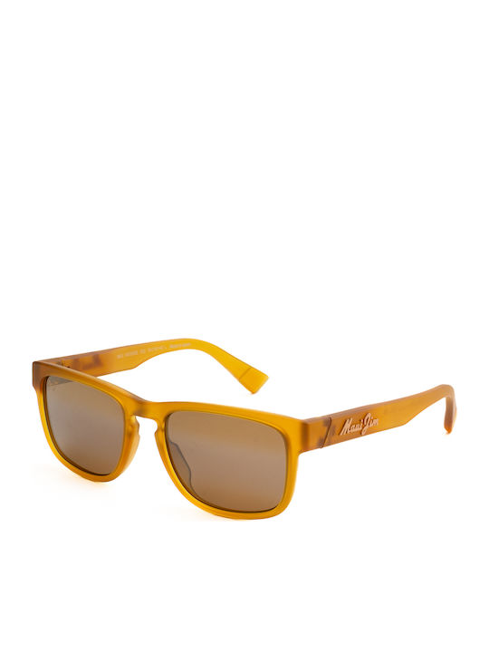 Maui Jim Матови Унисекс Слънчеви Очилa с Прозра...
