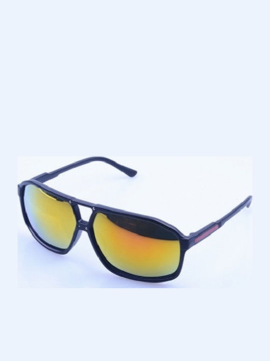 Unisex Sunglasses with Beige Frame and Beige Lens S-OG-0886