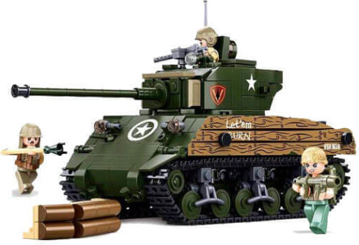 Sluban Building Blocks Medium Tank for 8 Plus Years 715 Pieces M38 B1110