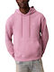 Sweatshirt with Hood Pink
