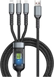 Jokade Cablu USB la micro USB Type-C Lightning 1.2m
