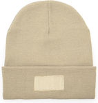 Mütze Beanie Unisex Beanie Gestrickt in Beige F...