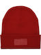 Mütze Beanie Unisex Beanie Gestrickt in Rot Farbe