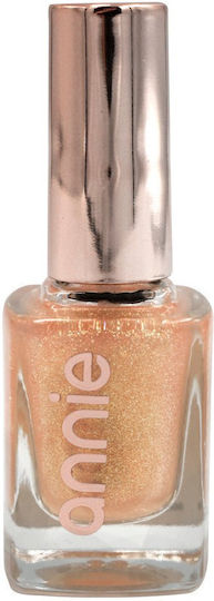 Annie Paris Glitter Βερνίκι Νυχιών Μακράς Διαρκείας Ροζ Χρυσό 502