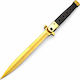 Stiletto Taschenmesser Gold