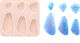 Silicone Mold Earrings 8.5x7.8cm