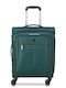 Delsey Dita Valiză De Călătorie Cabină Din Material Textil Verde Cu 4 Roți Înălțime 55 Cm