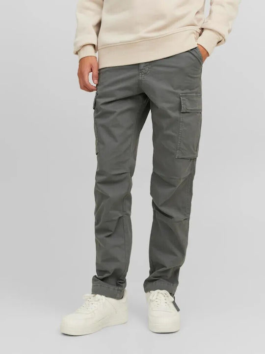 Jack & Jones Παντελόνι Ελαστικό Γκρι