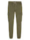 Trousers Cargo Elastic Olive