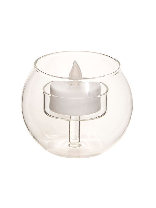 Lustră Decorativă Lumânare Transparent
