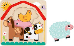 Wooden Kids Peg Puzzle Tooky Toys
