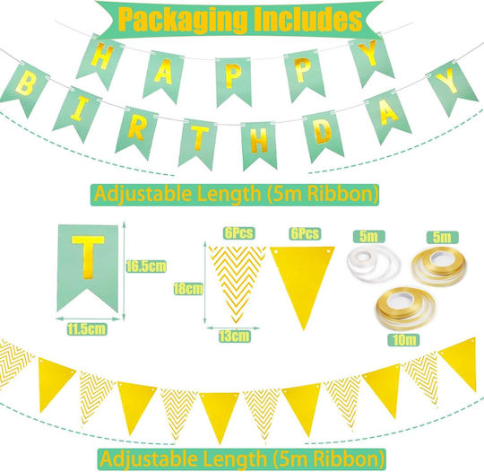 Set De Decorare Pentru Petrecerea De 13 Ani Bannere Balonase Folie Baieti Fete
