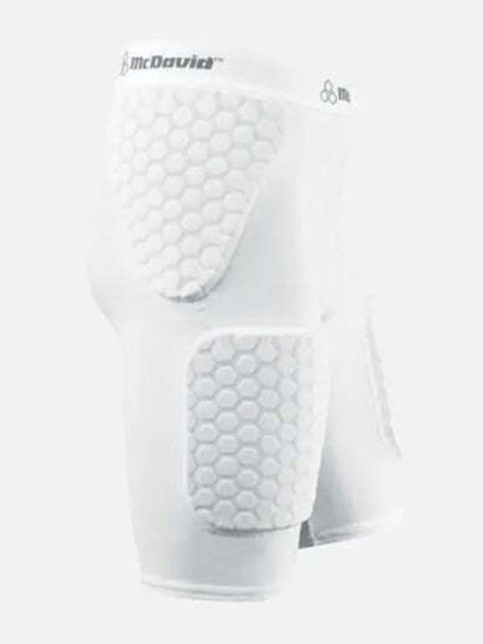 Mcdavid Herren Sportleggings Kompression Kurz Weiß