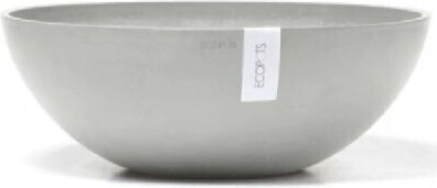 Ecopots Vienna Γλάστρα Γκρι 70x70x22.5εκ.