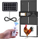 Automatische Aluminium Tür A9 Kotez Verbindung Solar Panel Solar Sensor Lichtdetektor Zeitschaltuhr Abmessung 36x28