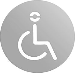 Wc Αμεα – Πινακίδα Σήμανσης Ανοξειδωτο-ατσαλι-inox