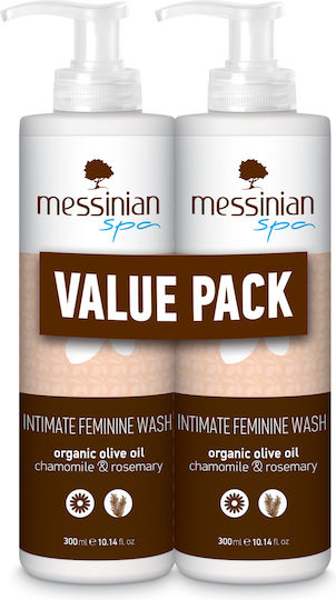 Messinian Spa Gel De Duș Cu Ulei De Măsline Calmant 2x300ml