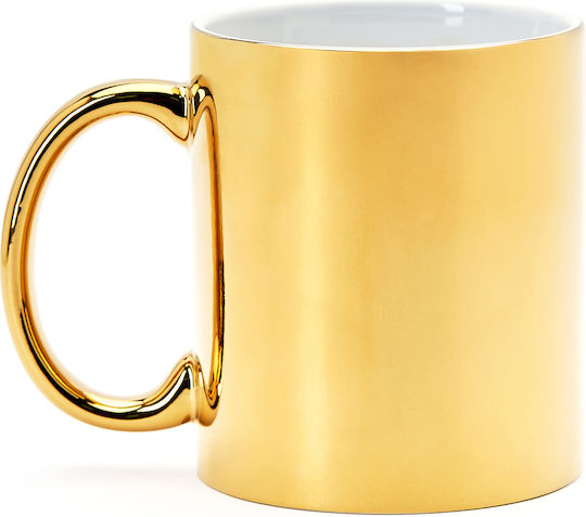 Zala Mug Ceramic Gold 350ml
