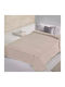 Adam Home 700 Κουβέρτα Βελουτέ Υπέρδιπλη 240x260εκ. Cappuccino