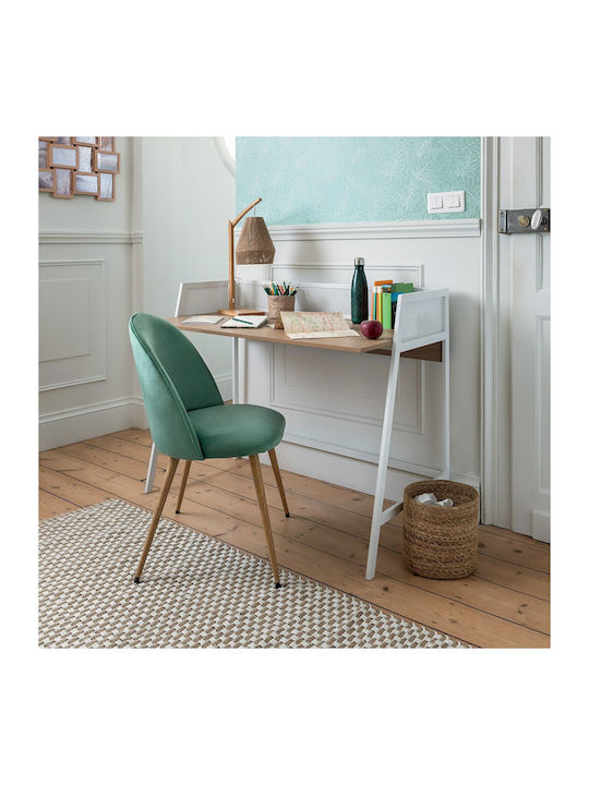 A-s Slano Dining Room Velvet Chair Vert 52x54x84cm