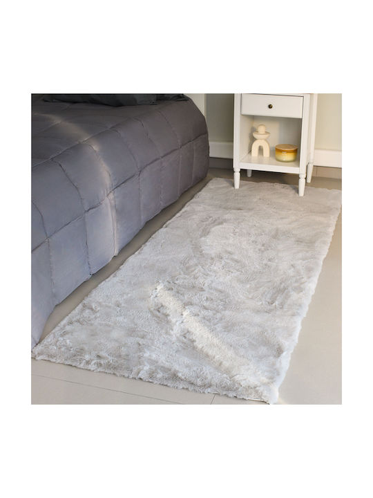 Ravelia Σετ Μοντέρνα Χαλιά Κρεβατοκάμαρας Light Grey 3τμχ