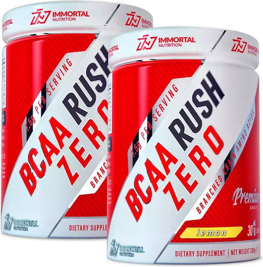 Immortal Nutrition Bcaa Rush Zero 7500mg 2 x 300gr Lemon