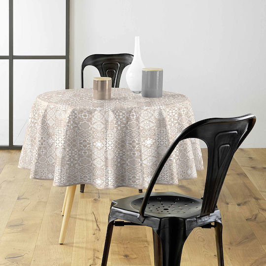 Tischtuch L-c Carella Blanc 160x160cm