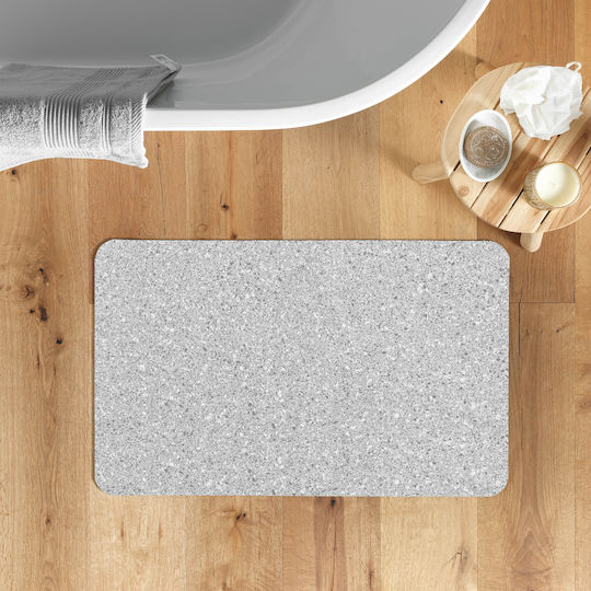 Covoraș de Baie Microfibra L-c Granite 1802312 Gris 50x80buc