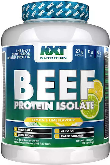 Nxt Nutrition Beef Isolate Lactose Free with Flavor Lemon Lime 1.8kg