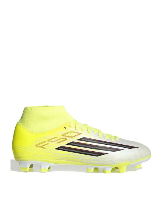 adidas F50 Club Ποδοσφαιρικά Παπούτσια με Τάπες FG/MG Κίτρινα