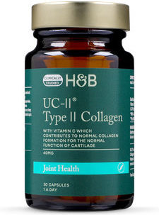 Holland & Barrett UCII Type II Collagen 40mg cu Vitamina C 30 capace