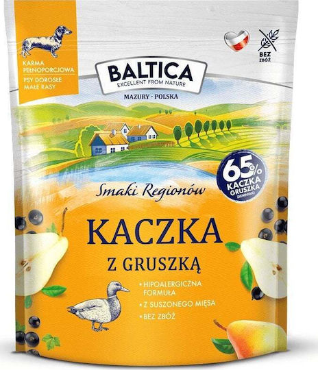 Baltica 1kg Trockenfutter für Hunde kleiner Rassen mit Ente