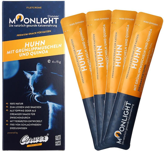 Moonlight Hrană Umedă pentru Pisici cu Pui 4x15gr