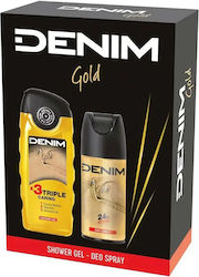 Denim Gold Σετ Περιποίησης για Καθαρισμό Σώματος Denim Gold Σετ Περιποίησης για Καθαρισμό Σώματος