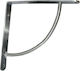 Finetto Heavy-Duty Metallic Corner Shelf Silver 220x220mm 271-110101922S