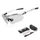 Rockbros Cycling Glasses with Silver Frame & Polarized / Photochromic Lenses