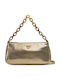 Half Moon Baguette Damentasche Schultertasche Gold