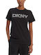 Logo Tricou Damă Negru