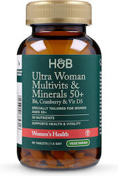Holland & Barrett Ultra Woman Multivits & Mineral 50+ 90 Ταμπλέτες Holland & Barrett Ultra Woman Multivits & Mineral 50+ 90 Ταμπλέτες