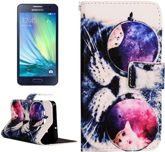 Beautiful Leather Case Horizontal Opening Animal Design Case & Card Holders & Wallet Galaxy A5 A500f
