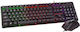 Zeroground Azai V3.0 Σετ Gaming Πληκτρολόγιο με RGB φωτισμό & Ποντίκι (Αγγλικό US)