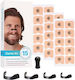 Set Magnetic Nasal Dilator for Improved Nasal Breathing 30 Pieces Black