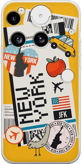 Ticket To New York Nothing Phone 3 5g Гъвкав TPU Прозрачен Силикон