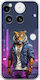 Street Animals Tiger Nothing Phone 3 5g Гъвкав TPU Прозрачен Силикон
