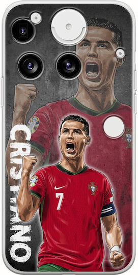 Euro 2024 Cristiano Ronaldo Nothing Phone 3 5g Гъвкав TPU Прозрачен Силикон