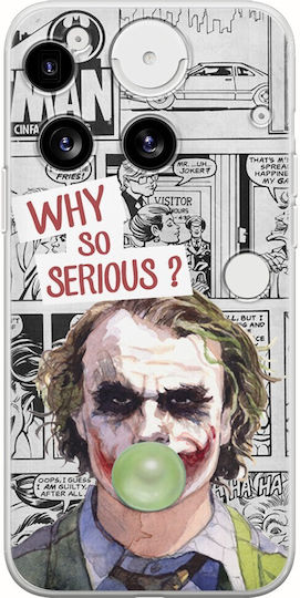 Why So Serious Nothing Phone 3 5g Flexible Tpu Διάφανη Σιλικόνη