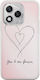 Valentine's Day Forever Connected Hearts Honor 400 Lite 5g Flexible TPU Transparent Silicone Case